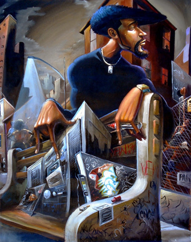 625x790 Frank Morrison ~ The Urban Jazz Tutt'Art@ Pittura Scultura - Jazz Painting Artists