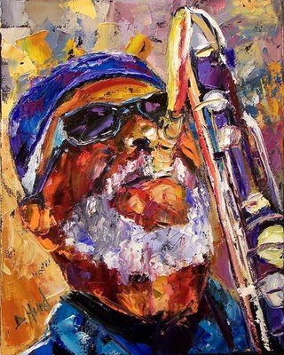 320x400 A Taste Of Vinum Jazz Art - Jazz Painting Artists