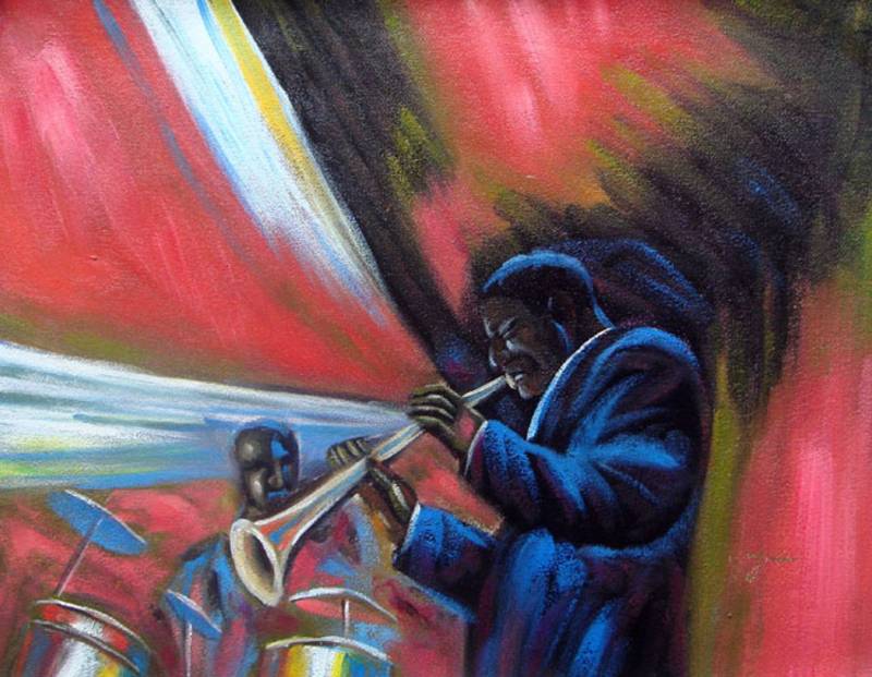 800x621 Oil Paintings Frames - Jazz Painting Artists