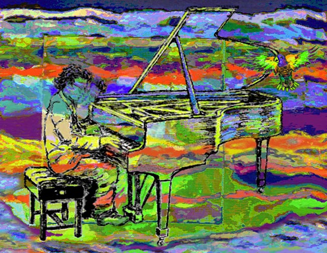651x504 Jazzart Gallery - Jazz Piano Painting