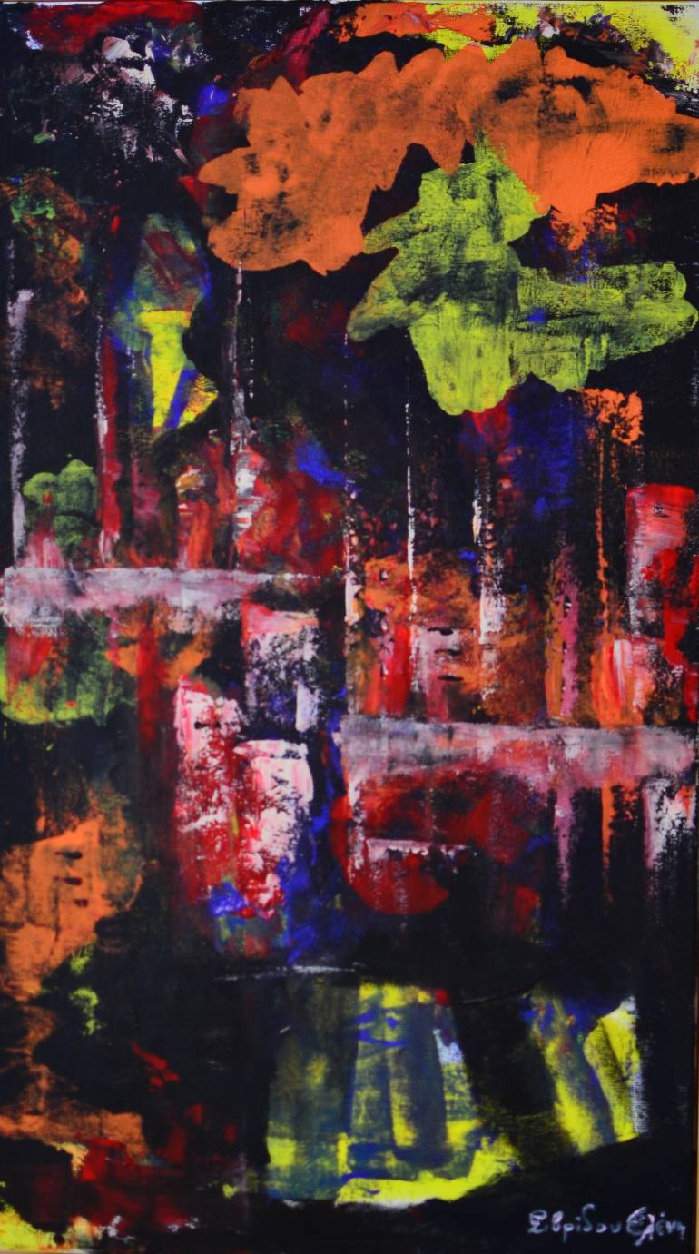 770x1381 Saatchi Art The Jazz Piano Painting By Eleni Sivridou - Jazz Piano Painting