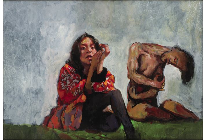 712x485 Jealousy Robert Lenkiewicz Paintings And Original Works - Jealousy Painting