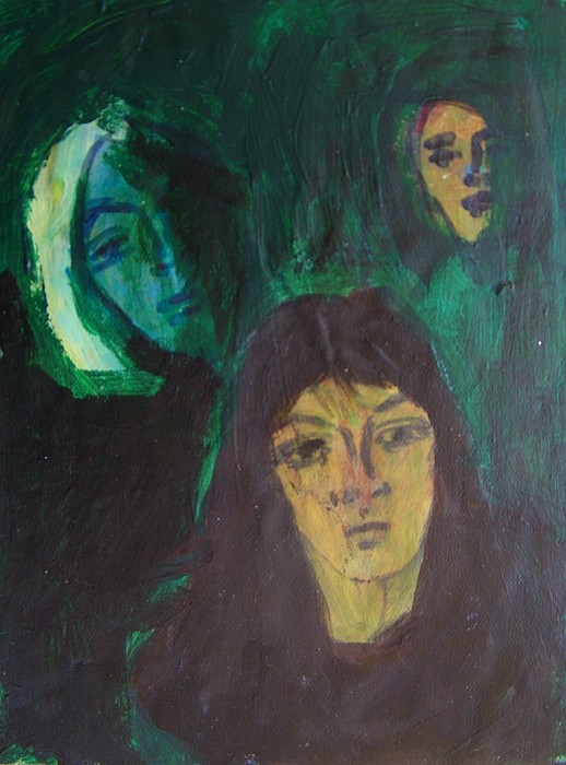 518x700 Jealousy Painting By Judith Redman - Jealousy Painting