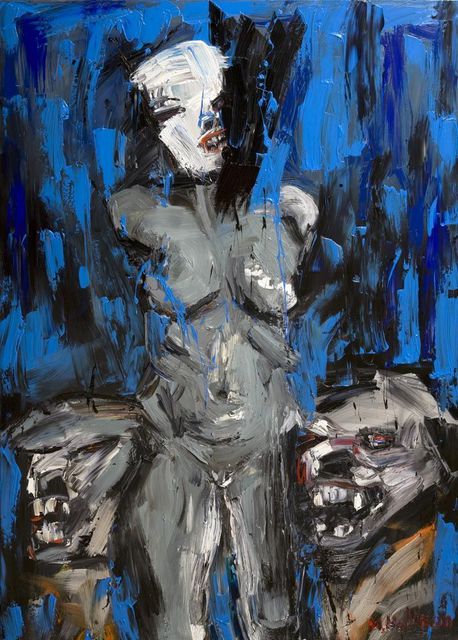 458x640 Maciej Hoffman Artwork Jealousy Original Painting Oil Art - Jealousy Painting