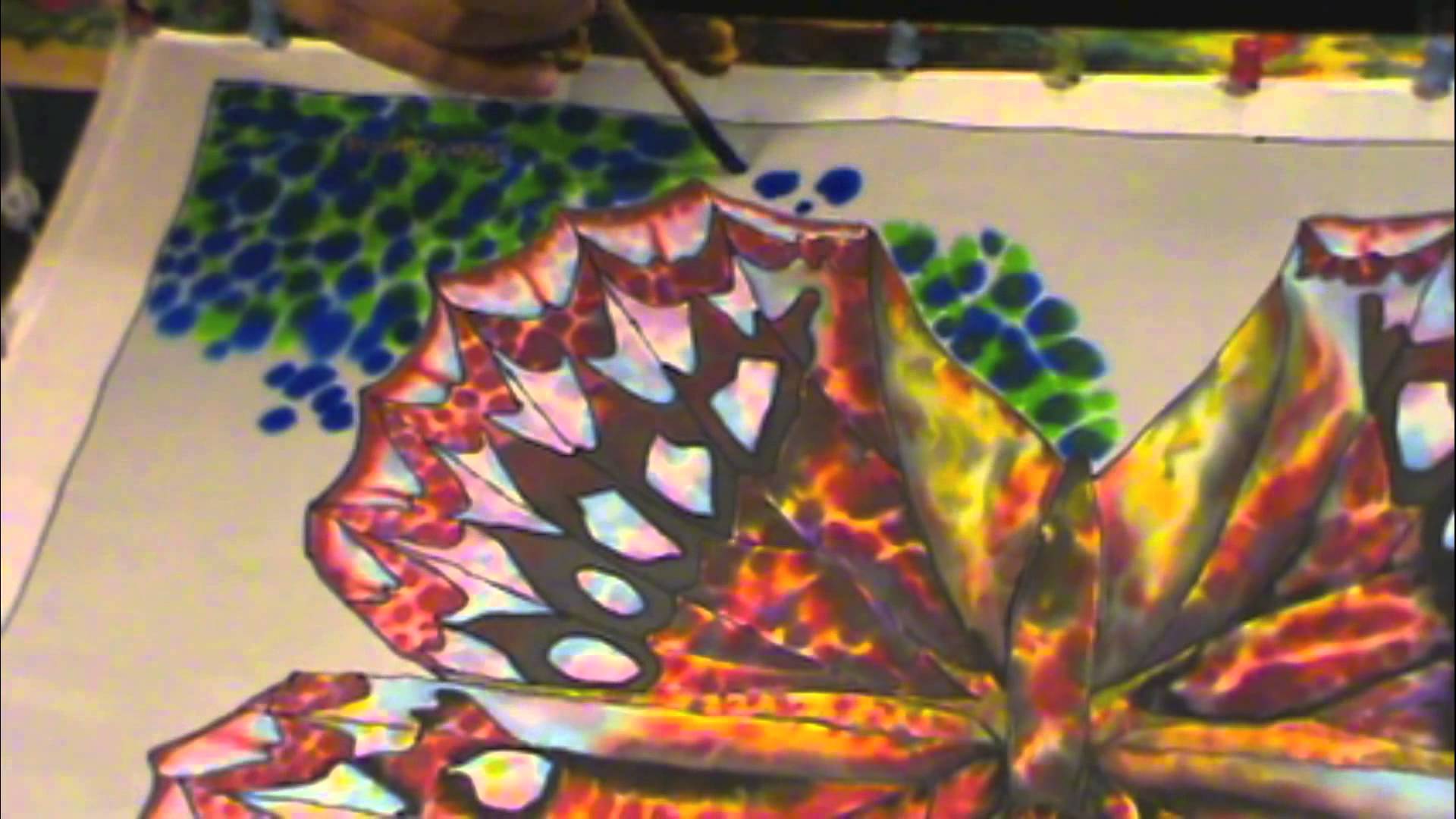 1920x1080 Jean Baptiste Silk Paintings, Butterflies - Jean Baptiste Silk Painting