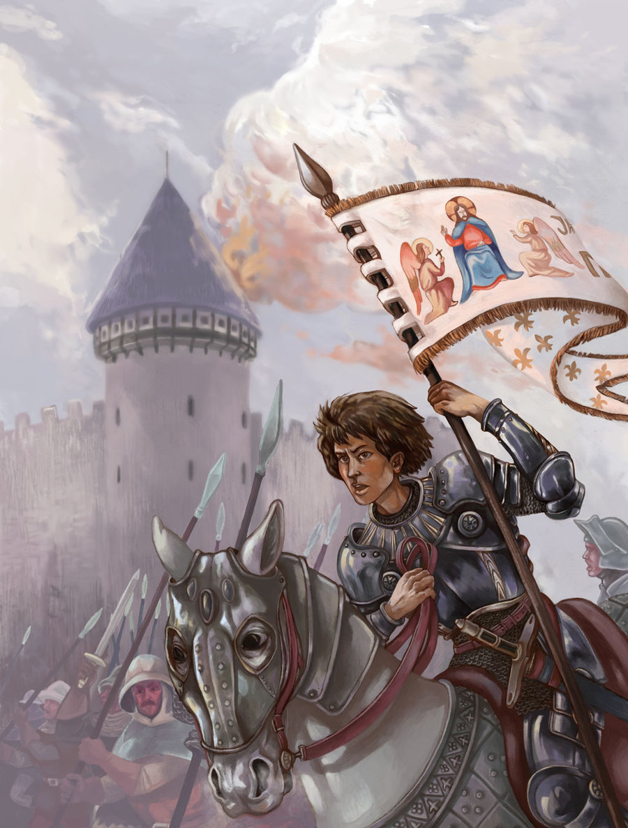 900x1187 Jeanne D'Arc By Floriflore - Jeanne Darc Painting