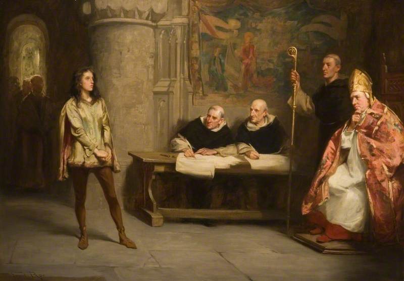 800x557 The Trial Of Jeanne D'Arc Art Uk - Jeanne Darc Painting