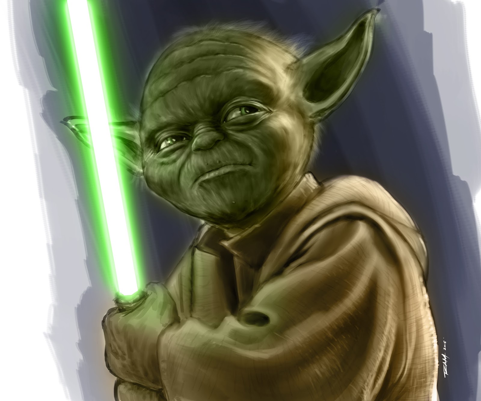 1600x1334 Ram Studios Comics Star Wars - Jedi Painting