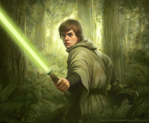 610x504 Currently My Wallpaper - Jedi Painting