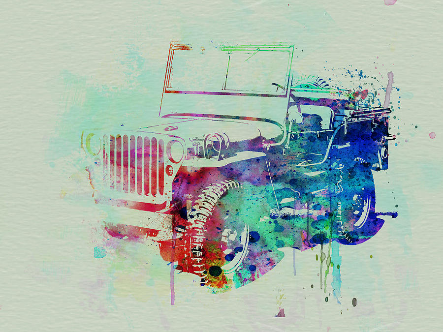 900x675 Jeep Willis Painting By Naxart Studio - Jeep Painting