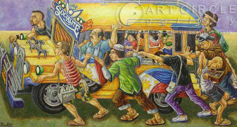 800x431 Peter Abordo Art Circle Gallery - Jeepney Painting