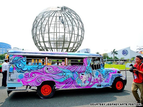 604x453 Philippines' Famed Jeepneys Get A Makeover Cnn Travel - Jeepney Painting