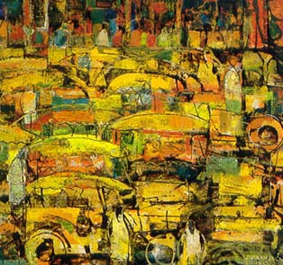 314x295 Vicente Manansala - Jeepney Painting