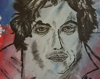 340x270 The Dude Jeff Bridges - Jeff Bridges Painting