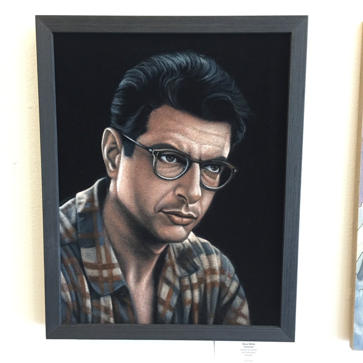 1200x1200 I'M Looking - Jeff Goldblum Painting