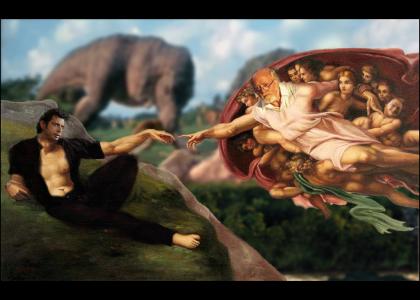 420x300 Ytmnd - Jeff Goldblum Painting