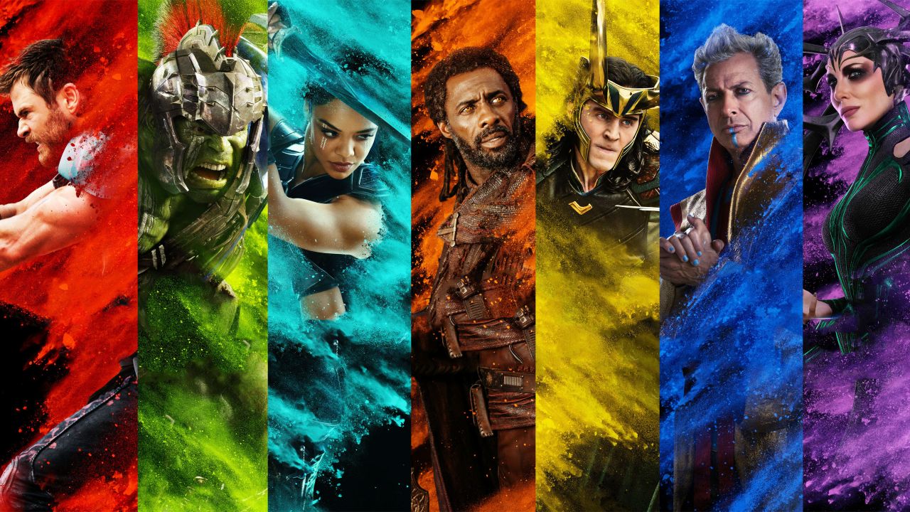 1280x720 Wallpaper Thor Ragnarok, Jeff Goldblum, Anthony Hopkins, Cate - Jeff Goldblum Painting Poster