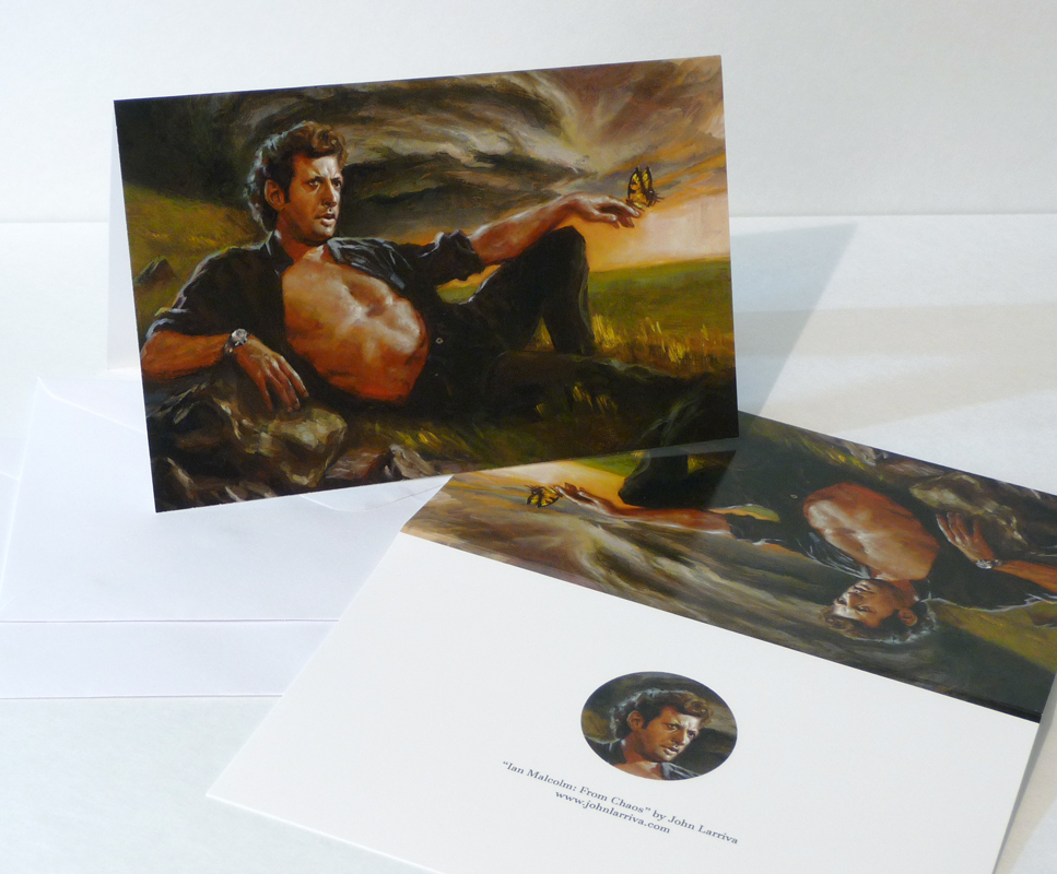 967x800 Ian Malcolm From Chaos - Jeff Goldblum Painting Poster