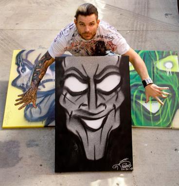 368x383 Wwe Jeff Hardy - Jeff Hardy Painting