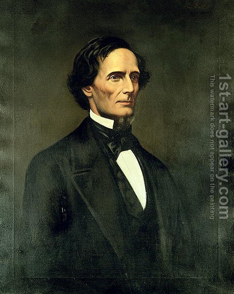 478x600 Jefferson Davis Christian F. Schwerdt Reproduction 1st Art Gallery - Jefferson Davis Painting