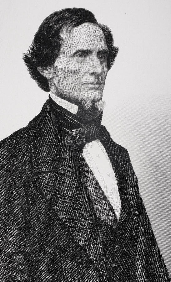 547x900 Jefferson Davis Painting By Matthew Brady - Jefferson Davis Painting