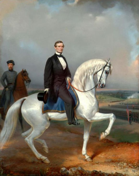 581x735 Jefferson Davis Painting By L.m.d. Guillaume C1862 1865 - Jefferson Davis Painting