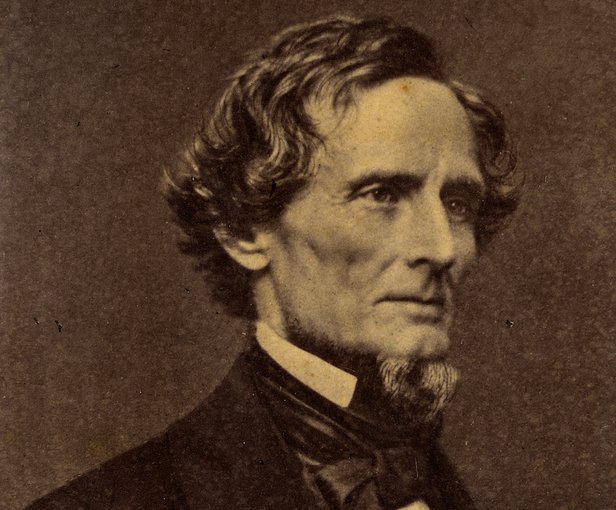 616x510 President Jefferson Davis, Confederate States Of America - Jefferson Davis Painting