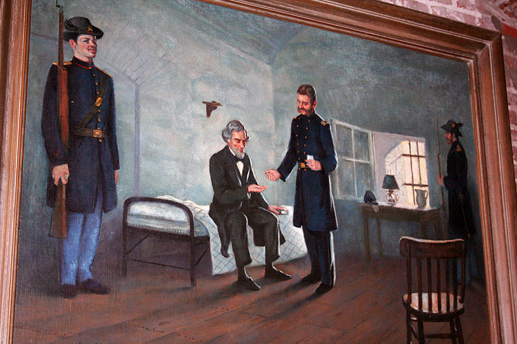 750x500 Fort Monroe - Jefferson Davis Painting