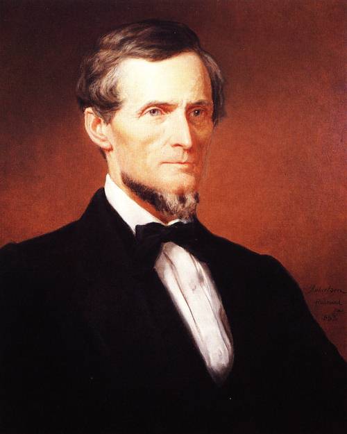 500x625 His Excellency Jefferson Davis 1863 Painting John Roy Bobertson - Jefferson Davis Painting