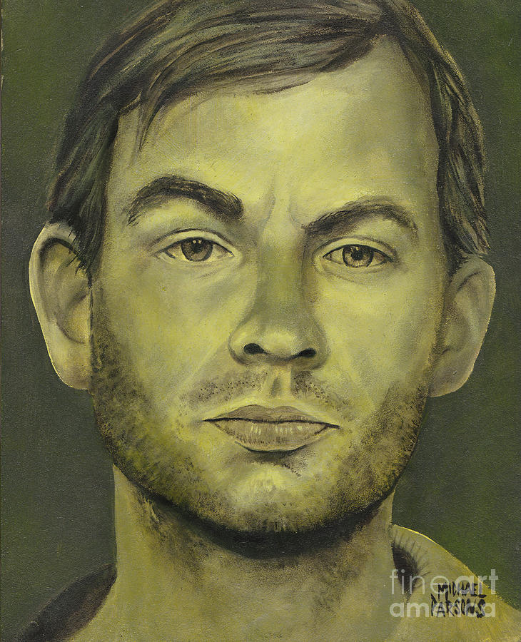 730x900 Jeffrey Dahmer Painting By Michael Parsons - Jeffrey Dahmer Painting