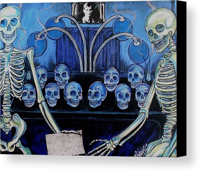 678x578 The Unseen Shrine Of Jeffrey Dahmer Canvas Print Canvas Art By - Jeffrey Dahmer Painting