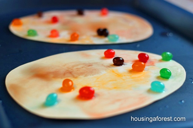 614x409 Painting With Jelly Beans Housing A Forest - Jelly Bean Painting