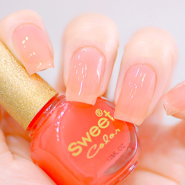 640x640 New Nail Polish Sweet Color Eco Friendly Jelly Pink Painting Pink - Jelly Painting