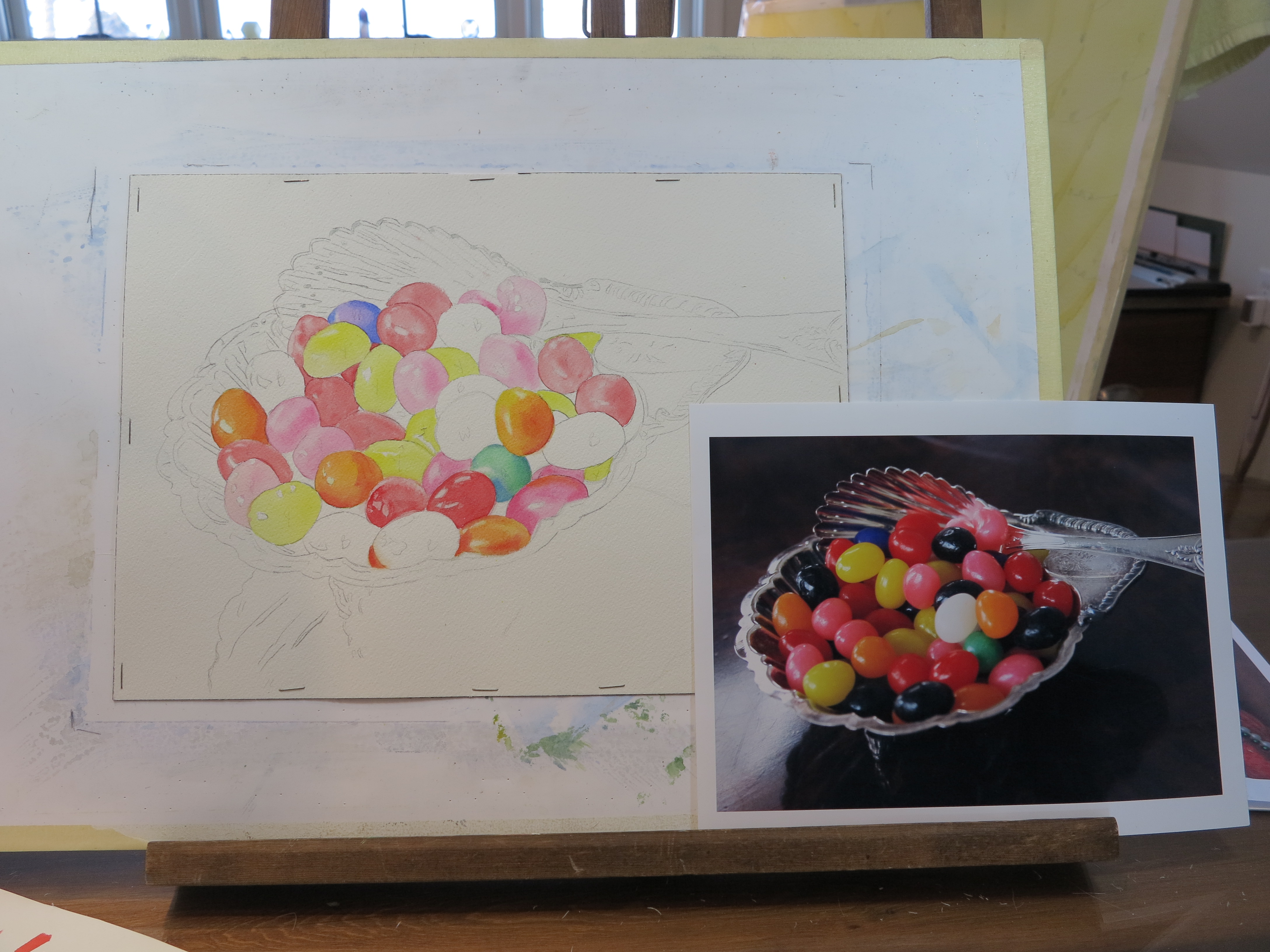 4352x3264 Painting Elizabeth W Gibson Fine Art - Jelly Painting