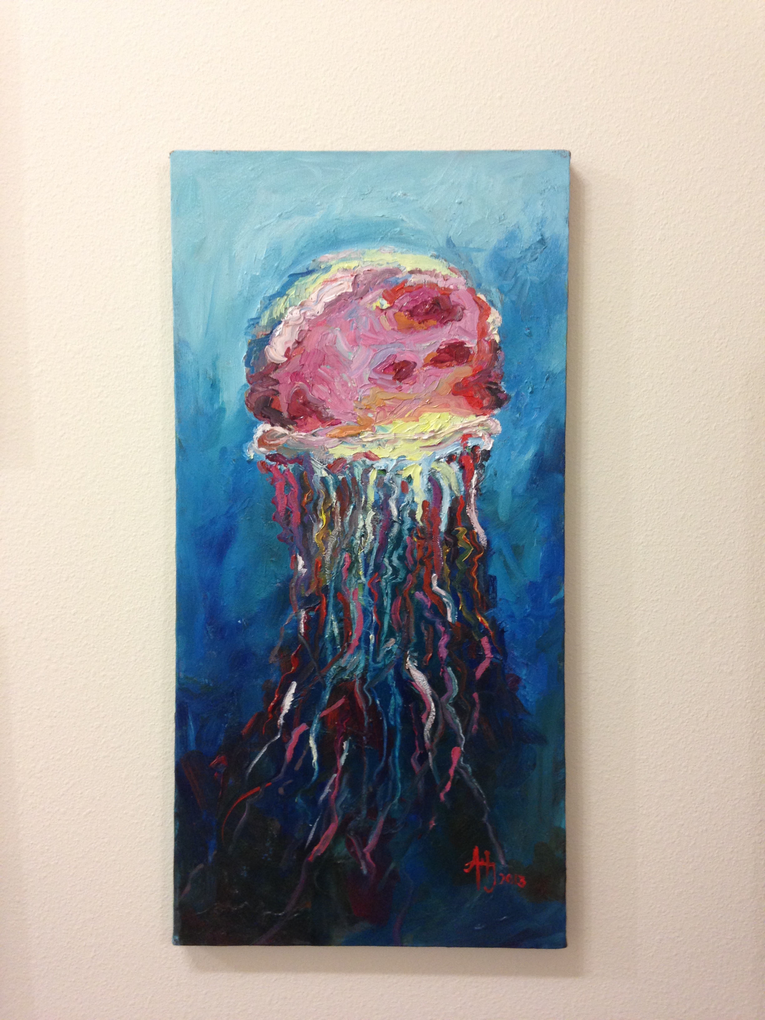 2448x3264 Jellyfish April's Art Amp Design - Jellyfish Oil Painting