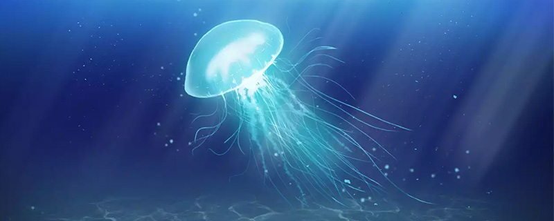 800x320 Jellyfish Photoshop Painting - Jellyfish Painting