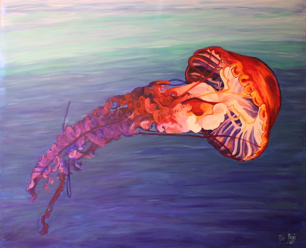 1024x830 Jellyfish Ivy Bath - Jellyfish Painting