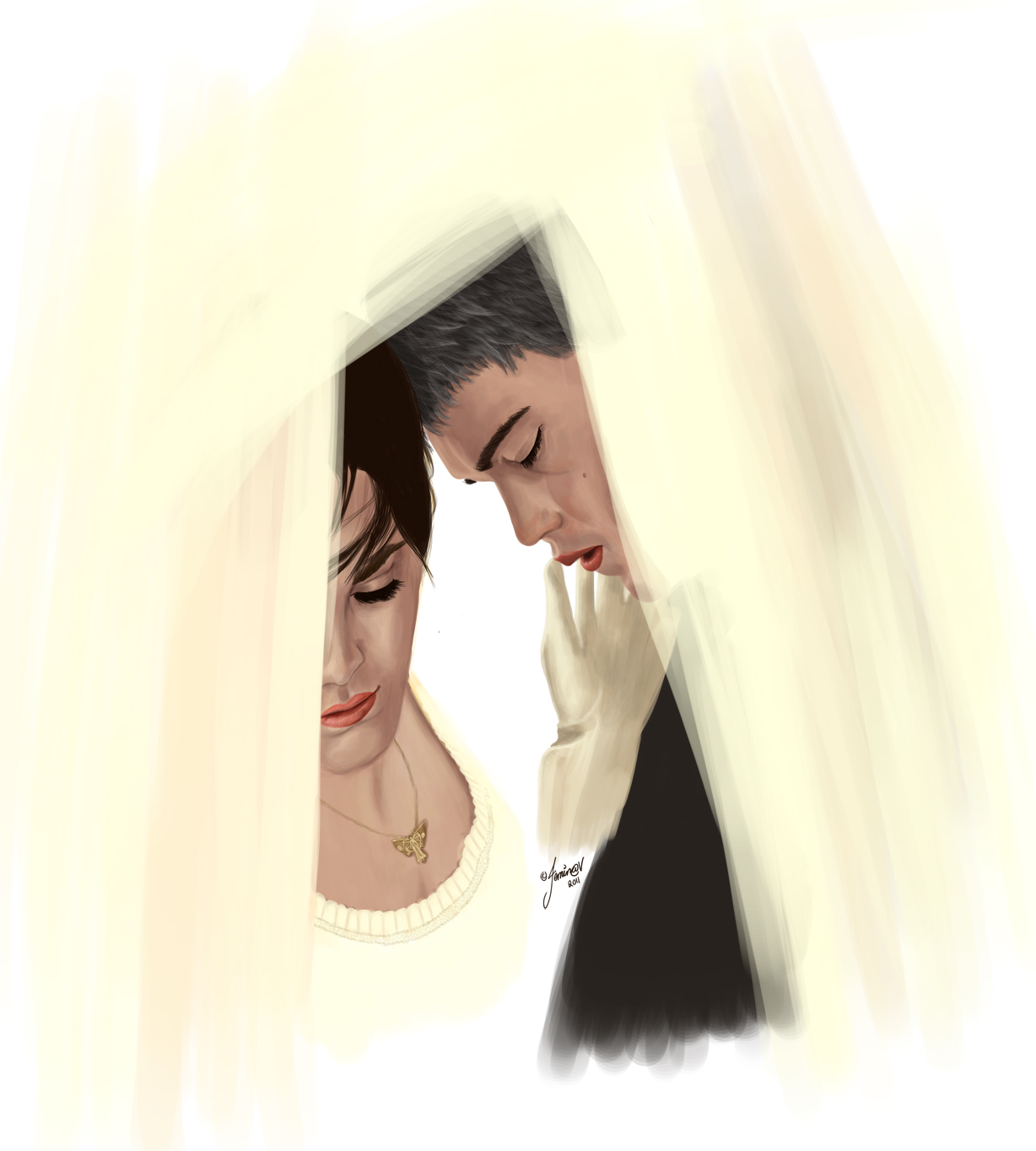 1228x1364 Fan Friday Tessa Amp Jem Painting By Jemina Venter Tmi Source - Jem Painting