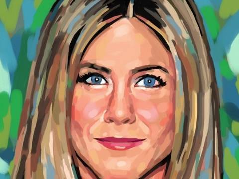 Jennifer Aniston Painting At PaintingValley.com | Explore Collection Of ...