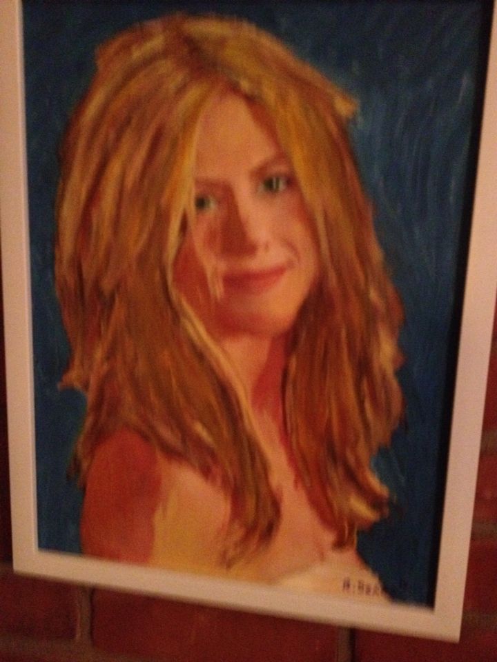 720x960 My Oil Painting Of Jennifer Aniston Art Pro - Jennifer Aniston Painting