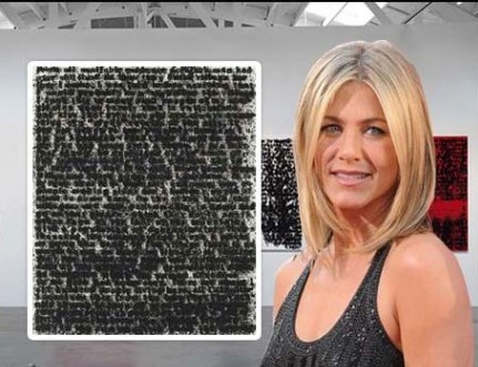 431x331 Jennifer Aniston, From Acting To Collecting Arts The Artists - Jennifer Aniston Painting