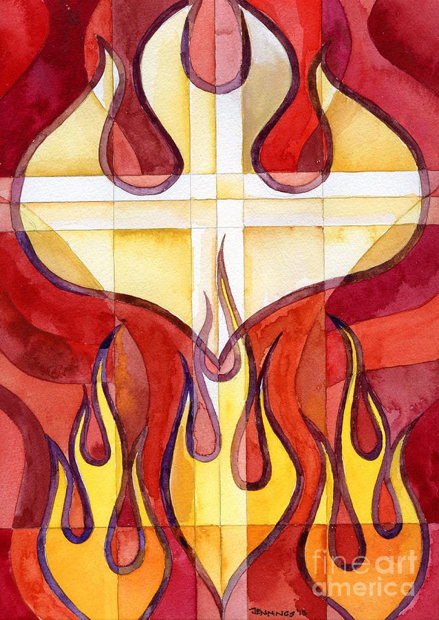 638x900 Holy Spirit 2 Painting By Mark Jennings - Jennings Painting