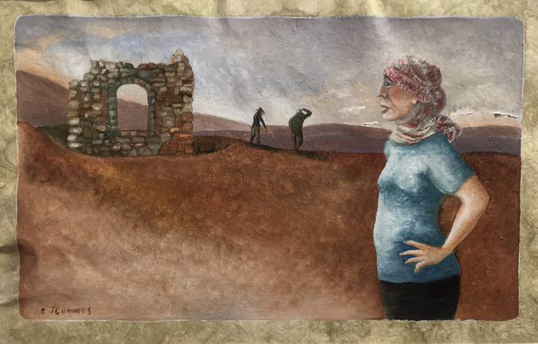 770x492 Saatchi Art Archaeology, 2. Painting By Caroline Jennings - Jennings Painting