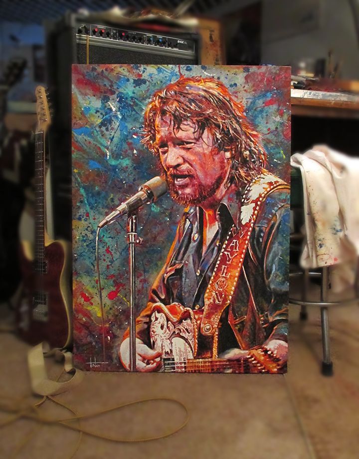 720x919 Waylon Jennings Painting And Prints By Tom Noll Httpwww.tomnoll - Jennings Painting