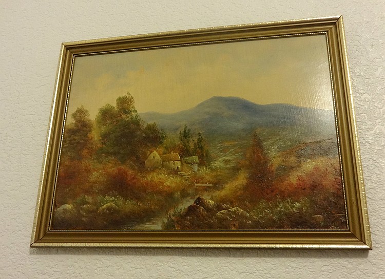 750x545 Geo Jennings Rural Landscape Oil Painting. - Jennings Painting