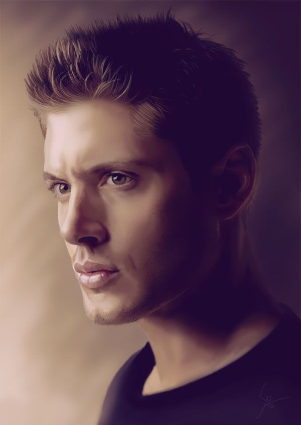 600x848 Jensen Ackles - Jensen Ackles Painting