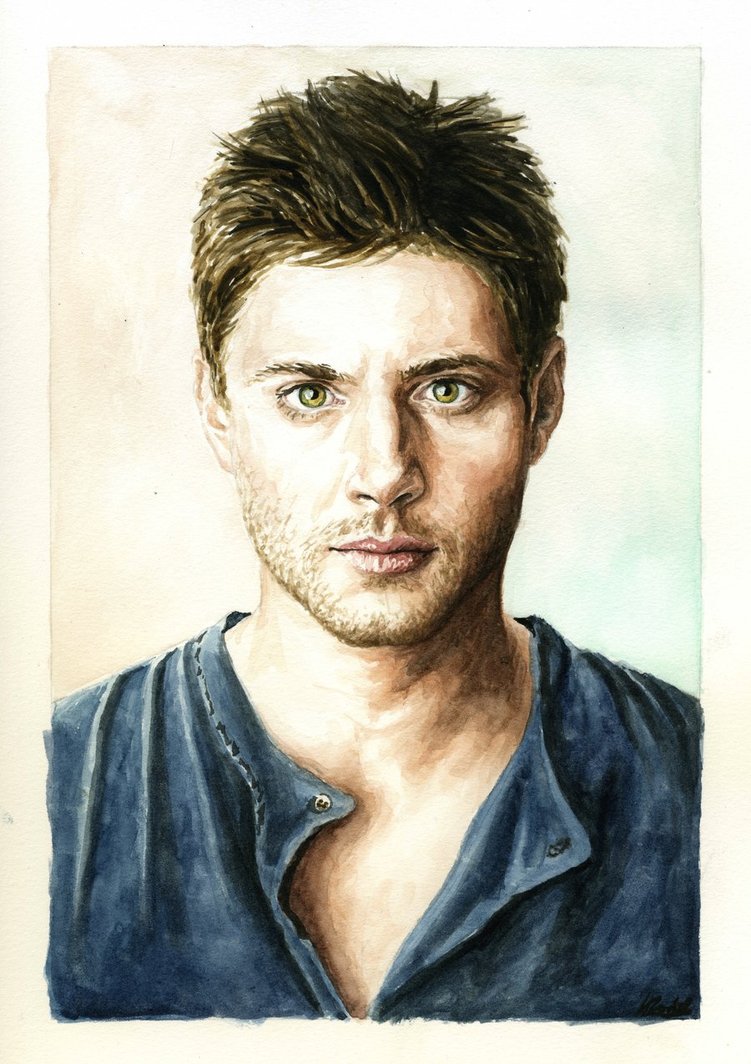 751x1064 Jensen Ackles By Hilaryjr - Jensen Ackles Painting
