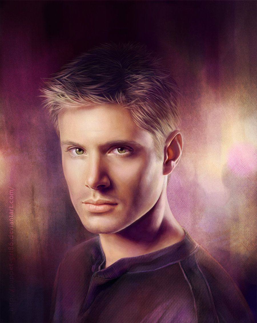 900x1130 Jensen Ackles By Puppet Fan Art - Jensen Ackles Painting