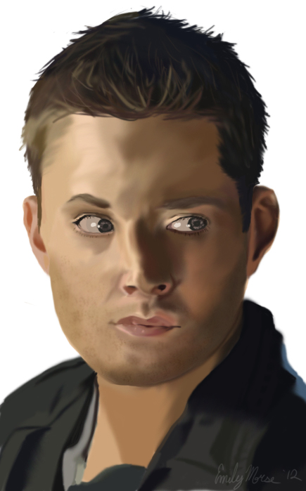 435x699 Memo Dean Winchester (Jensen Ackles) Painting - Jensen Ackles Painting