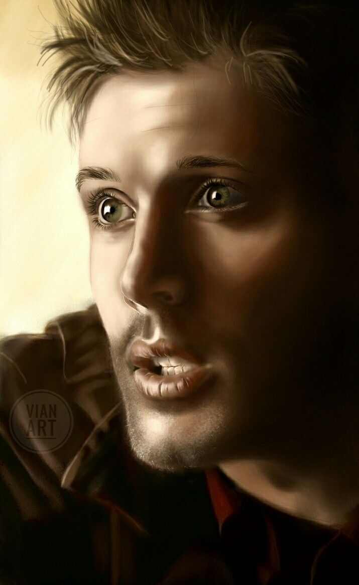 715x1165 By Vian Art - Jensen Ackles Painting